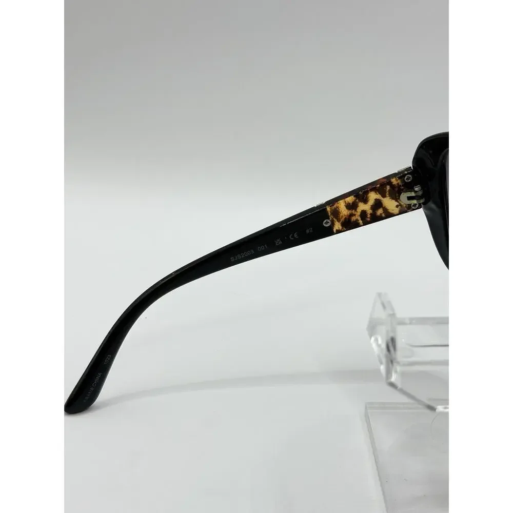 Sean John Oversized Sunglasses Black Tortoise Gradient Lenses Women SJS2003